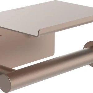 Porte-papier Laufen Niara Or rose PVD brossé base chrome Certifié